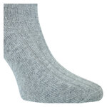 Kuschel-Wollsocken Kaschmirwolle Merinowolle grau - 6