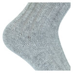 Kuschel-Wollsocken Kaschmirwolle Merinowolle grau - 5