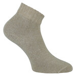 Kurze Kuschel Wollsocken Kaschmirwolle Merinowolle beige - 1