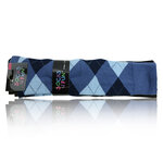 Herren Kniestrümpfe Baumwolle Karo-Design - 3
