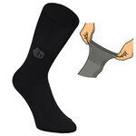 Diabetiker Venensocken dünn Baumwolle Ultraflex schwarz - 8