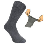 Diabetiker Venensocken dick Baumwolle Ultraflex dunkelgrau - 4