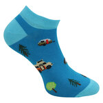 Camper Camping Motiv Sneaker Socken Baumwolle - 6