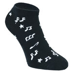 Notenschlüssel Musik Sneaker Socken Baumwolle - 5