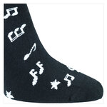 Notenschlüssel Musik Sneaker Socken Baumwolle - 7