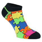 Puzzle Design Sneakersocken Baumwolle - 5