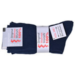 100% Baumwolle Herren Socken ohne Gummi marine - 2