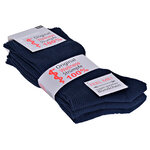 100% Baumwolle Herren Socken ohne Gummi marine - 3