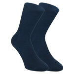 100% Baumwolle Herren Socken ohne Gummi marine - 16
