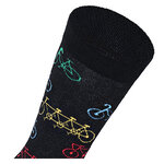 Fahrrad Motiv Socken bicycle Design bunt - 4