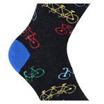 Fahrrad Motiv Socken bicycle Design bunt - 6