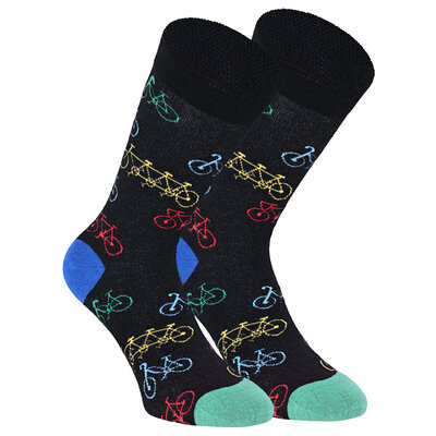 Fahrrad Motiv Socken bicycle Design bunt