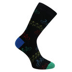 Fahrrad Motiv Socken bicycle Design bunt - 9