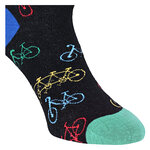 Fahrrad Motiv Socken bicycle Design bunt - 3