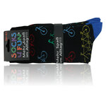 Fahrrad Motiv Socken bicycle Design bunt - 10
