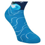 Urlaubs-Socken Meer Wellen Boote Leuchtturm Baumwolle - 7