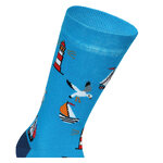 Urlaubs-Socken Meer Wellen Boote Leuchtturm Baumwolle - 12