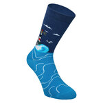 Urlaubs-Socken Meer Wellen Boote Leuchtturm Baumwolle - 9