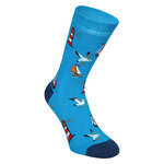 Urlaubs-Socken Meer Wellen Boote Leuchtturm Baumwolle - 13