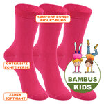 Bambus Kindersocken pink - 2