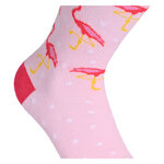 Damen Socken Baumwolle exotisches Florida-Flamingo-Design - 6