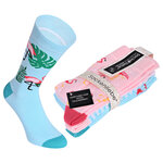 Damen Socken Baumwolle exotisches Florida-Flamingo-Design - 22