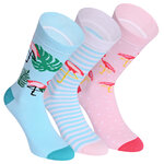 Damen Socken Baumwolle exotisches Florida-Flamingo-Design - 19