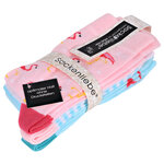 Damen Socken Baumwolle exotisches Florida-Flamingo-Design - 18