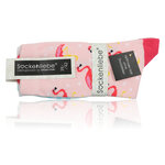 Damen Socken Baumwolle exotisches Florida-Flamingo-Design - 29