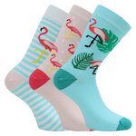 Damen Socken Baumwolle exotisches Florida-Flamingo-Design - 24