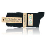 GOTS Bio-Baumwolle Socken Recycling-Polyester schwarz - 14