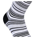 Damen Bambussocken Apollo Glitzer Muster schwarz-grau-mix - 31
