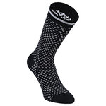 Damen Bambussocken Apollo Glitzer Muster schwarz-grau-mix - 22