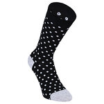 Damen Bambussocken Apollo Glitzer Muster schwarz-grau-mix - 5
