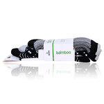 Damen Bambussocken Apollo Glitzer Muster schwarz-grau-mix - 23