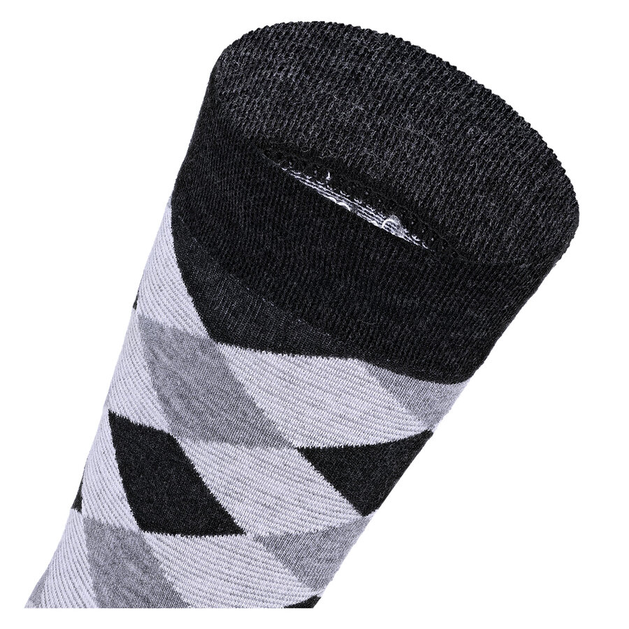 Herren Muster Bambussocken Apollo anthrazit-mix - 3