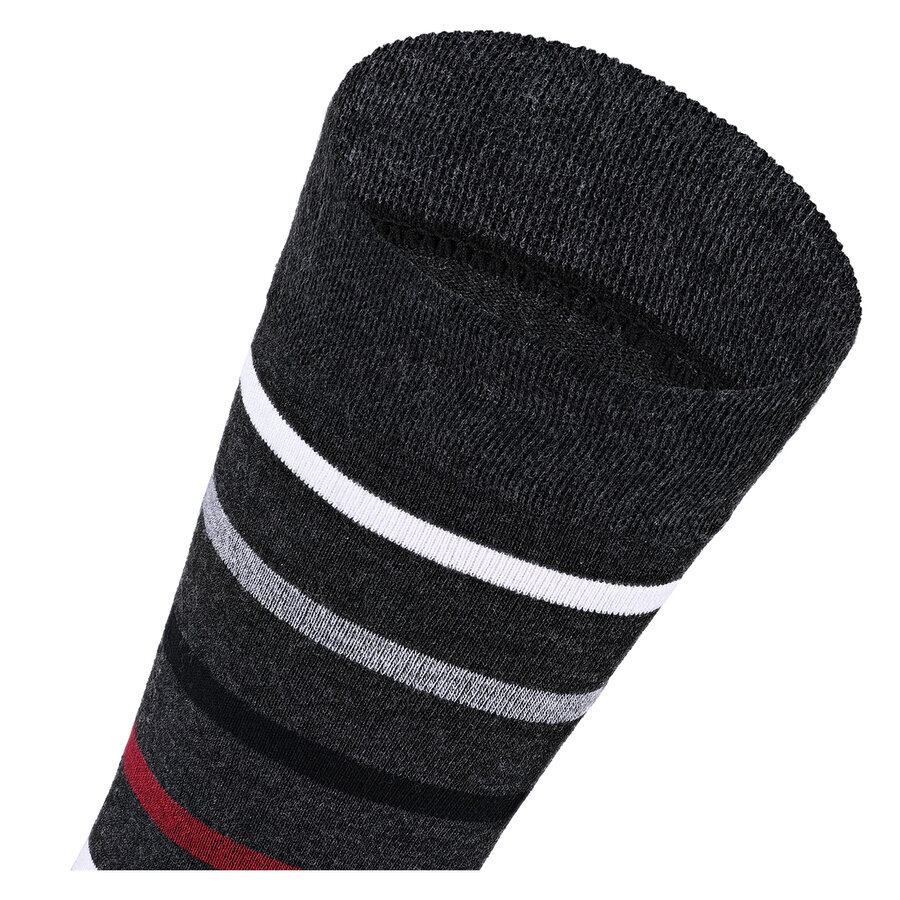 Herren Muster Bambussocken Apollo anthrazit-mix - 4