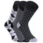Herren Muster Bambussocken Apollo anthrazit-mix - 14