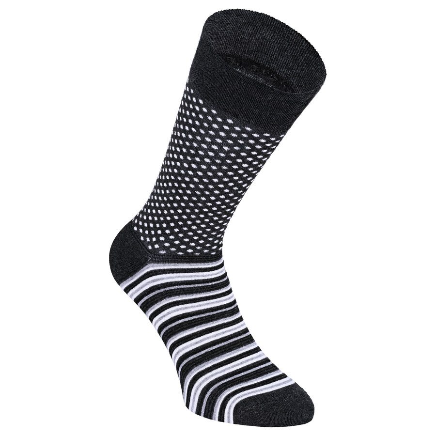 Herren Muster Bambussocken Apollo anthrazit-mix - 31