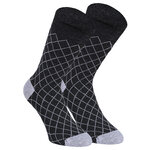 Herren Muster Bambussocken Apollo anthrazit-mix - 32