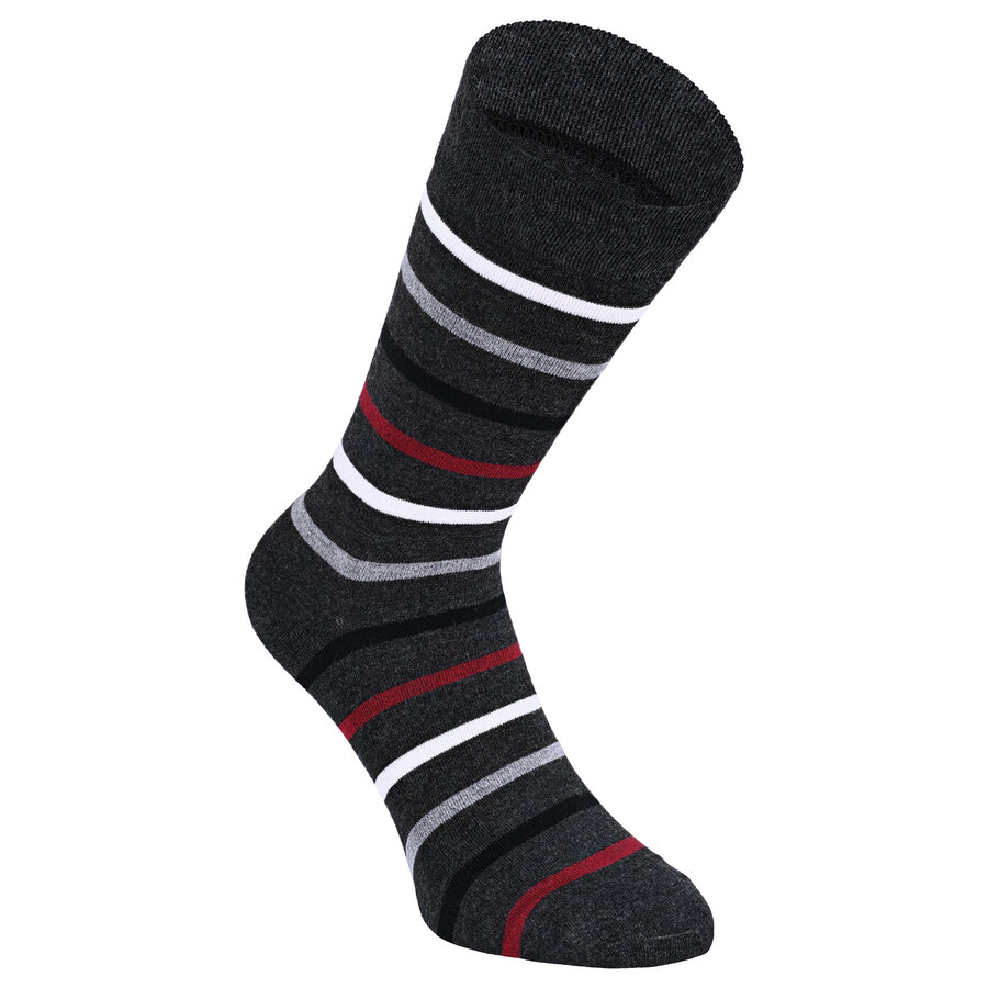Herren Muster Bambussocken Apollo anthrazit-mix - 8