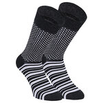 Herren Muster Bambussocken Apollo anthrazit-mix - 33