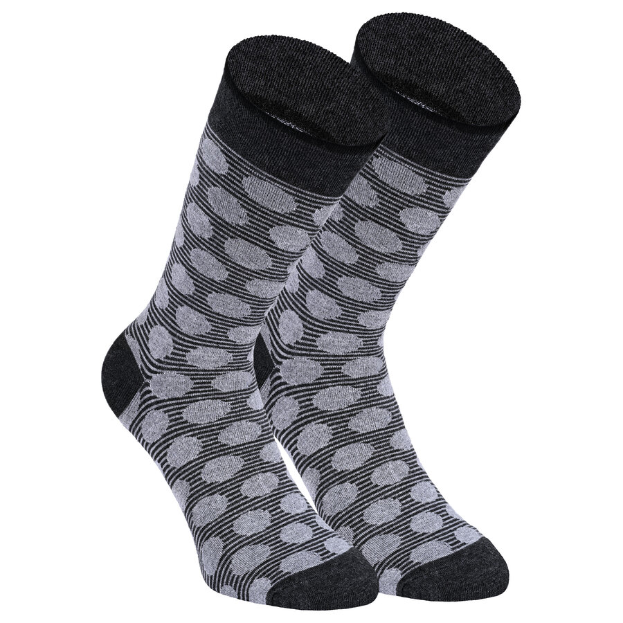 Herren Muster Bambussocken Apollo anthrazit-mix - 21