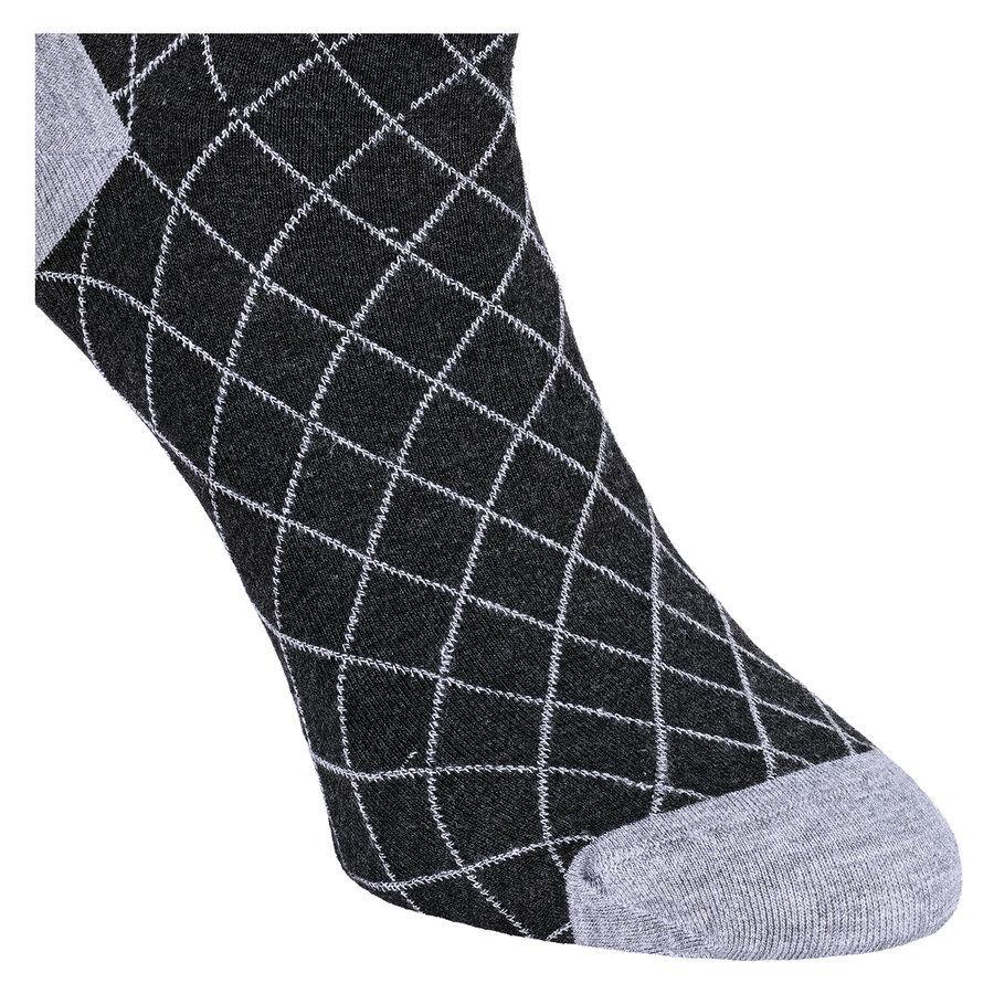 Herren Muster Bambussocken Apollo anthrazit-mix - 12