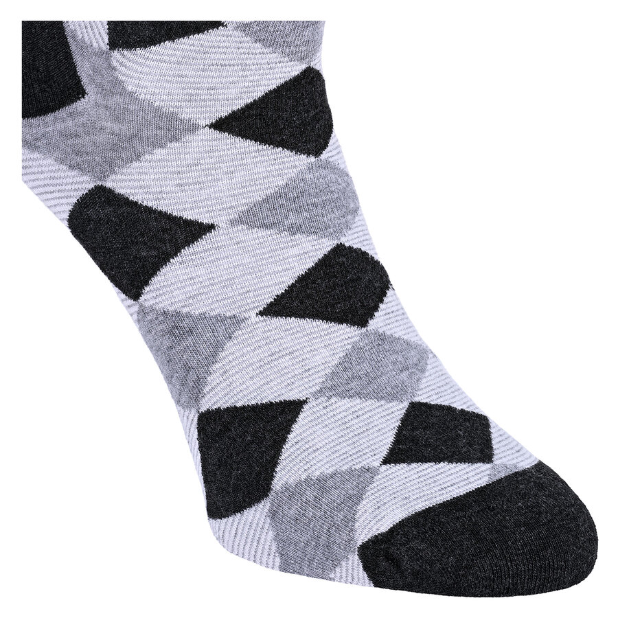 Herren Muster Bambussocken Apollo anthrazit-mix - 23