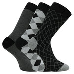 Herren Muster Bambussocken Apollo anthrazit-mix - 36
