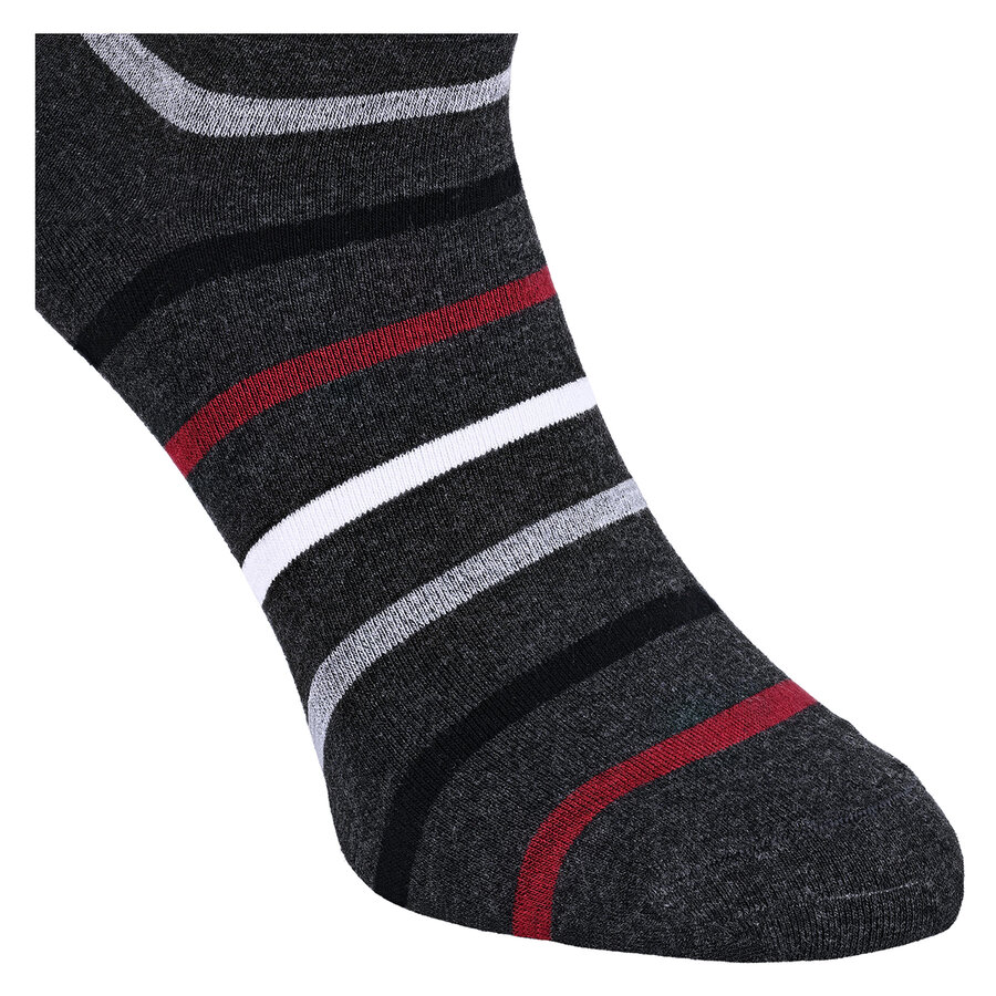 Herren Muster Bambussocken Apollo anthrazit-mix - 24