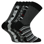 Herren Muster Bambussocken Apollo anthrazit-mix - 38
