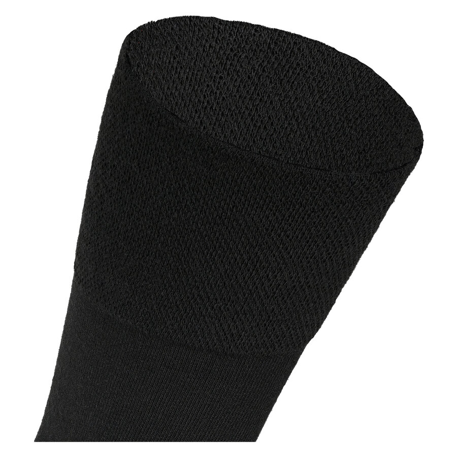 Herren Socken ohne Gummidruck Merino-Wolle Apollo schwarz - 6