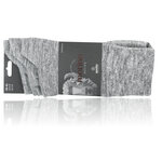 Herren Wollsocken ohne Gummidruck Merino Apollo grau-melange - 3